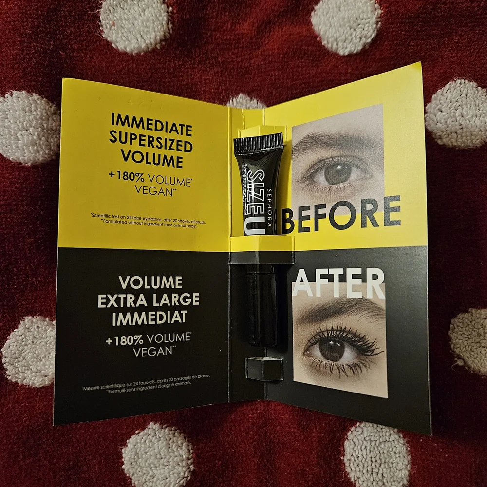 🌟 4/10$ Sephora Size Up Volumizing Mascara